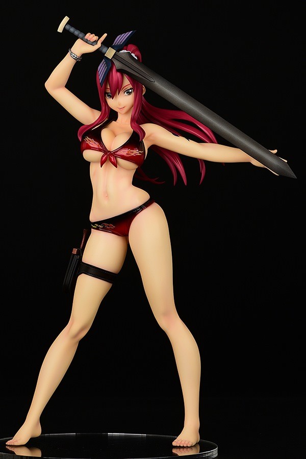 Erza Scarlet (Swimsuit GravureStyle/Honoo), Fairy Tail, Orca Toys, Pre-Painted, 1/6, 4560321854295